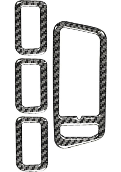 Vw Golf 7 Mk7 2013-2017 Için Karbon Fiber Araba Cam Kontrol Anahtarı Paneli Dekor Kapağı Stil Çıkartmaları (Yurt Dışından) fırsatları