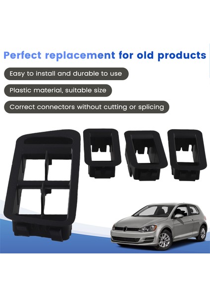 Adet/takım Ön Arka Kapı Cam Anahtarı Trim Paneli 5G0868345 5G0867255 Vw Golf Mk7 Elektrikli Cam Anahtarı Çerçevesi Için (Yurt Dışından) indirimleri