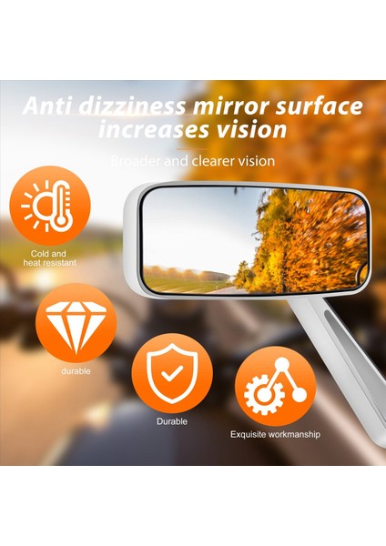 Motosiklet Dikiz Aynaları Krom 8 / 10MM Honda Suzuki Yamaha Için (Yurt Dışından) indirimleri