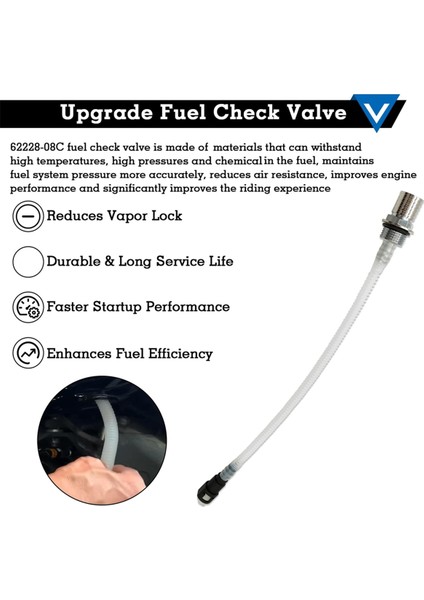 62228-08C Efı Yakıt Çekvalf Için Harley-Davidson Cvo Yol Glide Electra Glide Yol Glide Kral Sokak Glide 2008-2021 (Yurt Dışından) fırsatları