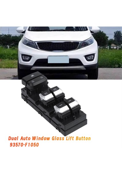 Kia Sportage 2015-2018 Çift Otomatik Cam Kaldırma Düğmesi Için Sol Ön Elektrikli Cam Ana Anahtar Grubu 93570-F1050 (Yurt Dışından) fiyatları