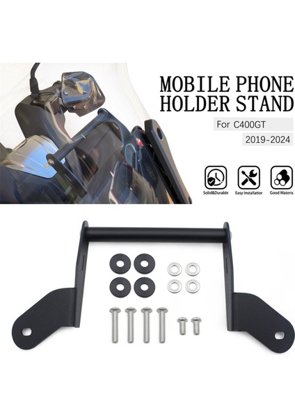 Motosiklet 12MM Telefon Tutucu Cep Telefon Standı Navigasyon Montaj Braketi Bmw C400GT 2019-2024 (Yurt Dışından) fiyatları