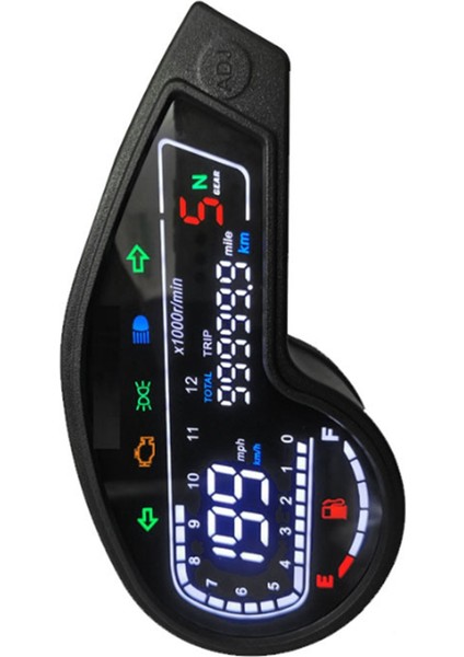 Motosiklet 12V Dijital Takometre LCD Hız Göstergesi Pano Honda NXR150 NXR125 2003-2014 (Yurt Dışından)