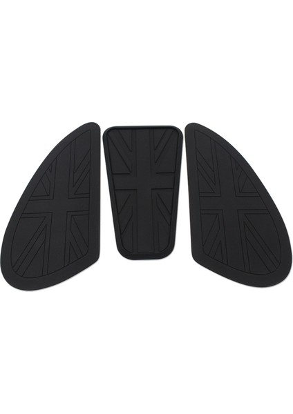 Motosiklet Motor Sticker Gaz Yakıt Tankı Koruyucu Kılıf Dizlik Kavrama Kaymaz Çıkartması Triumph T100 T120 Siyah (Yurt Dışından)