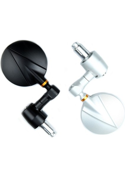 Motosiklet Reflektör Yuvarlak Klasik Güçlendirme Mavi Parlama Önleyici Dikiz Aynası Gidon Iç Çapı 13-14,17-19 A (Yurt Dışından) indirimleri