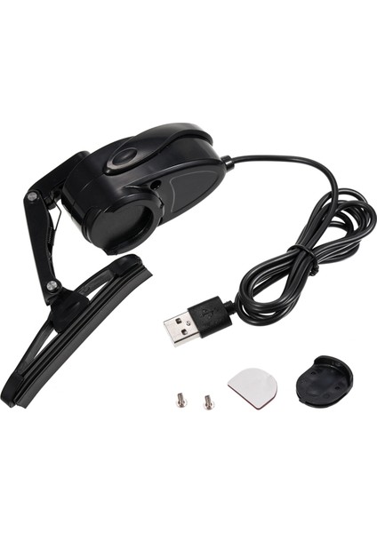 Motosiklet Kask Silecek 2W Su Geçirmez USB Kask Cam Sileceği Mini Elektrikli Silecek Motosiklet Aksesuarları (Yurt Dışından)