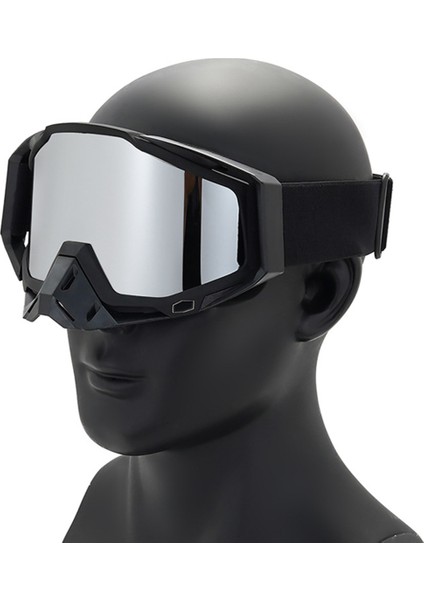 Motokros Gözlük Açık Sürme Kum Geçirmez Rüzgar Geçirmez Güneş Gözlüğü Sürme Gözlük Ayarlanabilir Elastik Bant ile (Yurt Dışından) fırsatları