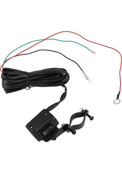 12V Vinç Rocker Başparmak Anahtarı Montaj Braketi ile Gidon Kontrol Hattı Kiti Atv Utv Elektrikli Vinç Aksesuarları (Yurt Dışından) fiyatları