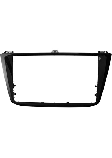 Volkswagen Touareg Mk2 2017-2020 Için 8 Inçlik Orta Maske Orta Navigasyon Çerçevesi Araç Radyo Dekoratif Çerçeve Stereo Paneli (Yurt Dışından)