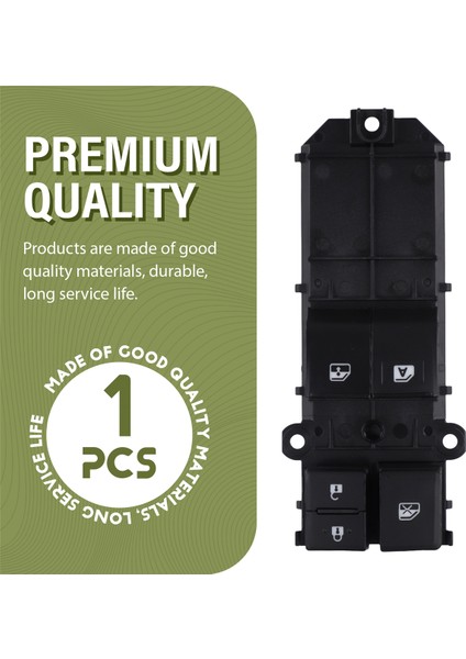 Toyota Hilux 2015-2021 Için Ön Sol Cam Kontrol Anahtarı Düğmesi 84820-0K310 Power Master Cam Kaldırma Anahtarı (Yurt Dışından) fırsatları