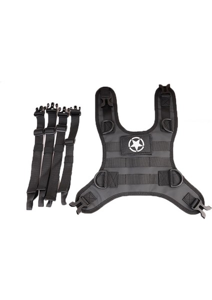 Motosiklet Yakıt Tankı Çantası Taban Yelek Taşınabilir Molle Aksesuarları Için Uygun Evrensel Motosiklet Yakıt Tankı Kiti (Yurt Dışından)