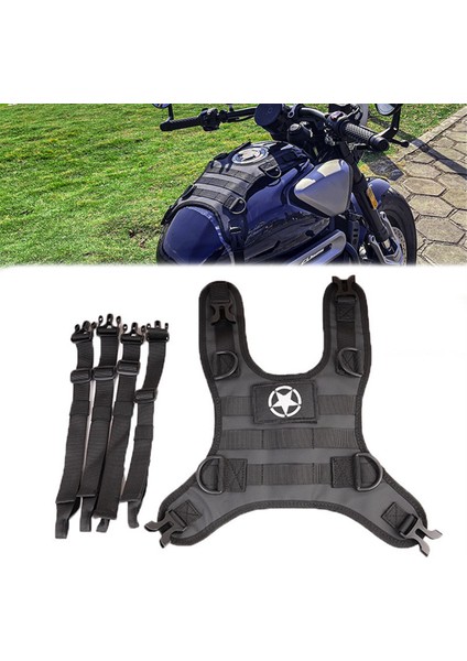 Motosiklet Yakıt Tankı Çantası Taban Yelek Taşınabilir Molle Aksesuarları Için Uygun Evrensel Motosiklet Yakıt Tankı Kiti (Yurt Dışından) fiyatları