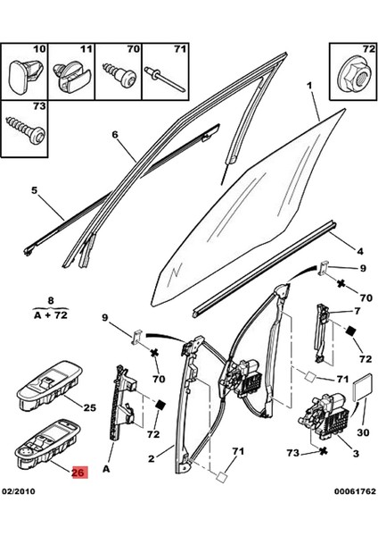 Citroen C4 Picasso Mpv 2006-2013 Için Elektrikli Cam Kaldırma Anahtarı 6554YC 6554.YH 96639382ZD Ana Cam Kontrol Düğmesi (Yurt Dışından)