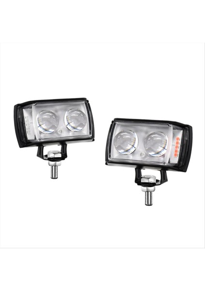 Motosiklet Sis Farları Uyarı Sıçrama Işığı 6 Renk Sis Lambaları LED Spot Işık Yardımcı Işık Far Ampulü Sürüş Lambası (Yurt Dışından)