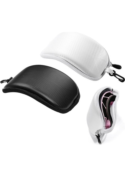 Kayak Kar Gözlüğü Koruyucu Kılıf Anti-Şok Su Geçirmez Motosiklet Gözlük Kutusu Depolama Güneş Gözlüğü Sert Kabuk Çanta-Beyaz (Yurt Dışından) indirimleri