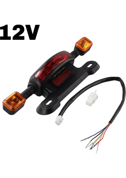 3-In-1 LED Arka Lambası Elektrikli Bisiklet Dönüş Sinyali Arka Lamba E-Bisiklet Arka Kuyruk Gösterge Işığı Bisiklet Modifiye Parçaları, Bir (Yurt Dışından) fiyatları