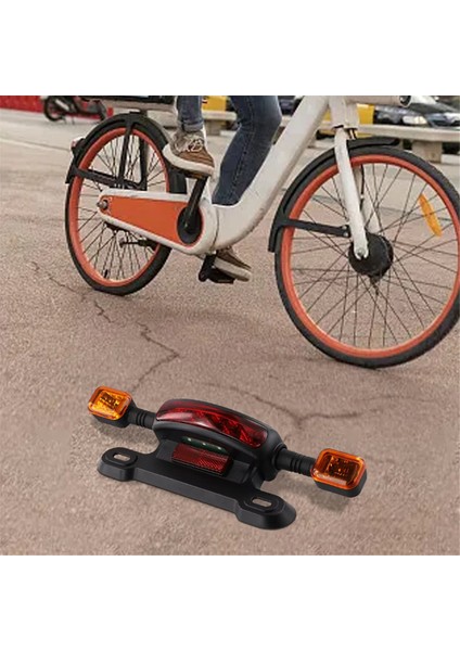 3-In-1 LED Arka Lambası Elektrikli Bisiklet Dönüş Sinyali Arka Lamba E-Bisiklet Arka Kuyruk Gösterge Işığı Bisiklet Modifiye Parçaları, Bir (Yurt Dışından) fırsatları