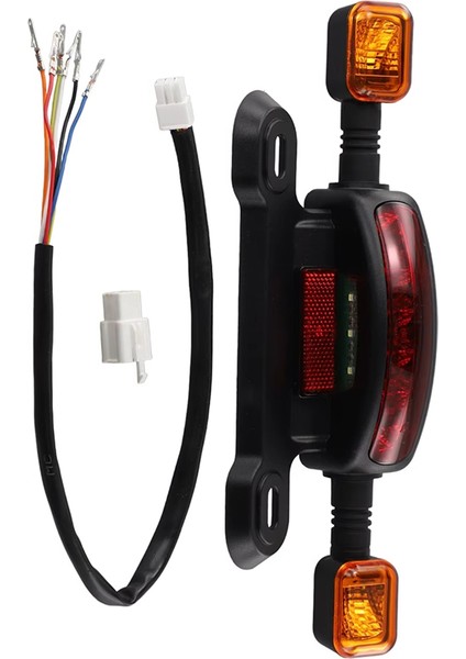 3-In-1 LED Arka Lambası Elektrikli Bisiklet Dönüş Sinyali Arka Lamba E-Bisiklet Arka Kuyruk Gösterge Işığı Bisiklet Modifiye Parçaları, Bir (Yurt Dışından) indirimleri