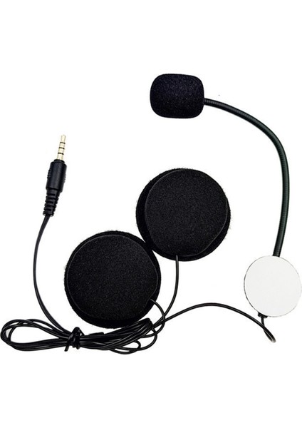 Motosiklet Kaskları Interkom Mikrofon Kulaklık 2 Hoparlörler 32ω Mikrofon Yarım Motosiklet Kask Düz Fiş (Yurt Dışından)