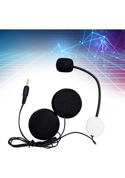 Motosiklet Kaskları Interkom Mikrofon Kulaklık 2 Hoparlörler 32ω Mikrofon Yarım Motosiklet Kask Düz Fiş (Yurt Dışından) modelleri