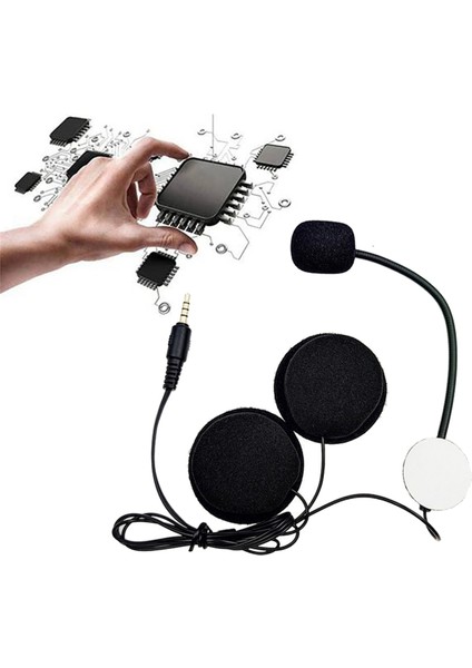 Motosiklet Kaskları Interkom Mikrofon Kulaklık 2 Hoparlörler 32ω Mikrofon Yarım Motosiklet Kask Düz Fiş (Yurt Dışından) fırsatları