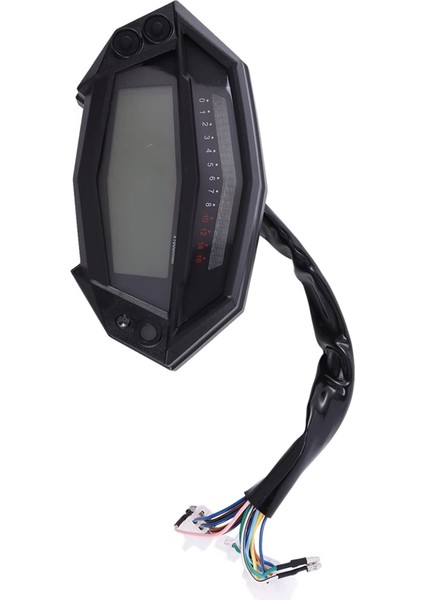 Motosiklet Göstergesi LCD Hız Göstergesi Ayarlanabilir Renk Takometre Ölçer Kawasaki Z1000 Sensörü ile (Yurt Dışından) indirimleri