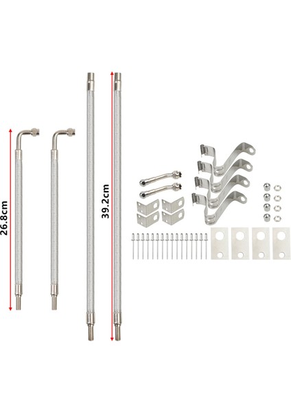 Çoğu Araba Için 16 Inç Ila 19-1/2 Inç Çift Tekerlek Lastik Vana Uzatma Için Dually Vana Gövdesi Uzatma Takımı (Yurt Dışından) fırsatları
