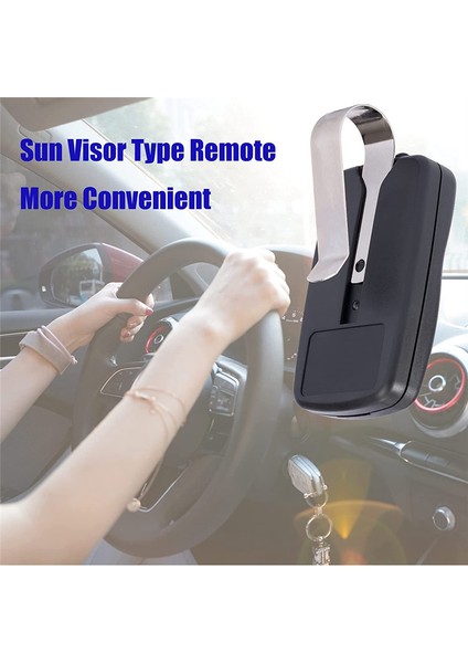 372310 Garaj Kapısı Uzaktan Kumandası, 300643 Için Vizör Klipsli 3 Düğmeli Uzaktan Kumanda Açacağı 3BTM-0372C Garaj Kapısı Açacağı 2 Adet (Yurt Dışından) modelleri