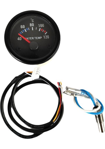 52MM Araba Pointer Su Sıcaklık Göstergesi Kiti LED Işık Pointer Göstergesi Çoğu Otomobil ve Motosiklet ile Uyumlu (Yurt Dışından)