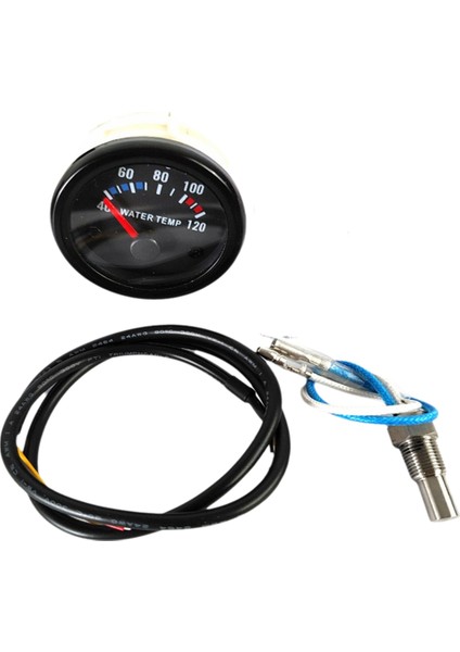 52MM Araba Pointer Su Sıcaklık Göstergesi Kiti LED Işık Pointer Göstergesi Çoğu Otomobil ve Motosiklet ile Uyumlu (Yurt Dışından) modelleri