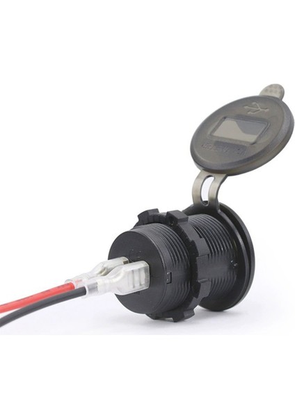 Motosiklet USB Şarj Aleti Voltaj Göstergesi ile USB + Tip-C Bağlantı Noktası Soketi Kawasaki Ninja 400 650 Için Versys 650 Aksesuarları (Yurt Dışından) fiyatları