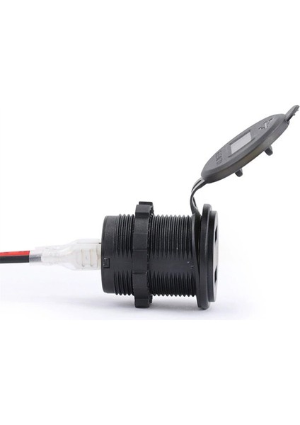 Motosiklet USB Şarj Aleti Voltaj Göstergesi ile USB + Tip-C Bağlantı Noktası Soketi Kawasaki Ninja 400 650 Için Versys 650 Aksesuarları (Yurt Dışından) fırsatları