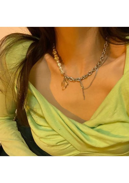 Yeni Retro Bohem Kolye Hong Kong Tadı Seramik Kolye Kolye Kadın Yeni Etnik Kolye Uzun Bölüm (Yurt Dışından)