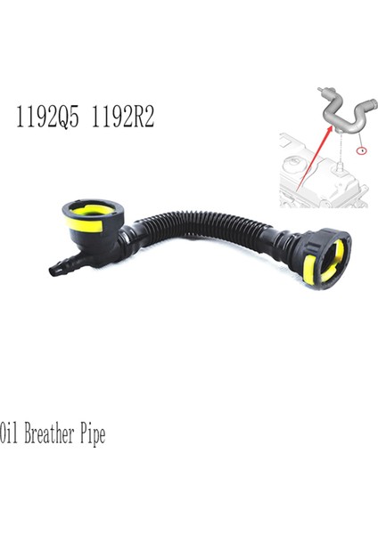 1192Q5 1192R2 Araba Motoru Karter Havalandırma Borusu Yağ Havalandırma Borusu Peugeot 106 306 Partner Citroen Saxo Xsara Için (Yurt Dışından)