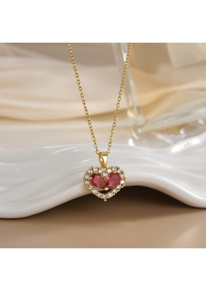 Yeni Kıdemli Işık Duygusu Lüks Titanyum Çelik Kolye Kadın Niş Tasarım Baharatlı Kız Inci Köprücük Kemiği Zinciri Moda Yüz Aksesuarları ile (Yurt Dışından)