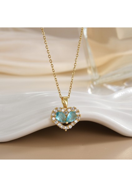 Yeni Kıdemli Işık Duygusu Lüks Titanyum Çelik Kolye Kadın Niş Tasarım Baharatlı Kız Inci Köprücük Kemiği Zinciri Moda Yüz Aksesuarları ile (Yurt Dışından)