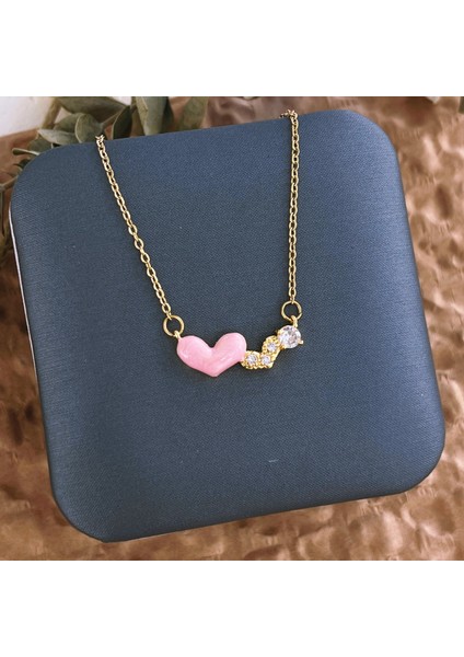 Yeni Kıdemli Işık Duygusu Lüks Titanyum Çelik Kolye Kadın Niş Tasarım Baharatlı Kız Inci Köprücük Kemiği Zinciri Moda Yüz Aksesuarları ile (Yurt Dışından)