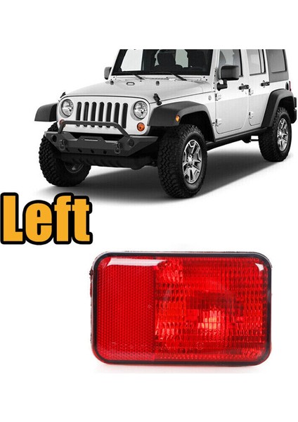 1pcs Araba Sol Arka Tampon Lambası Sis Lambası Kuyruk Lambası 55078105AC Jeep Wrangler 2007-2018 (Yurt Dışından) indirimleri