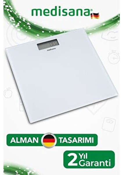 Dijital Baskül Beyaz Renkli Temperli Cam Tasarım 180 kg Kapasite ile Hassas Ölçüm modelleri