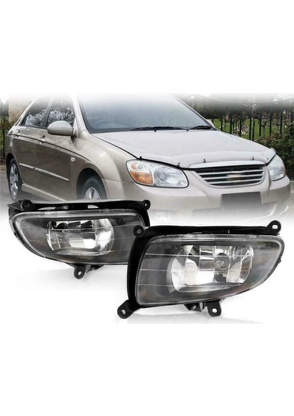 Araba Ön LED Sis Fark Lambası Drl Kia Cerato Spectra Sedan Için Gündüz Çalışma Işık Kiti 2007 2008 2009, Sol ve Sağ (Yurt Dışından) fiyatları