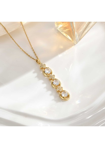 Yeni Kıdemli Işık Duygusu Lüks Titanyum Çelik Kolye Kadın Niş Tasarım Baharatlı Kız Inci Köprücük Kemiği Zinciri Moda Yüz Aksesuarları ile (Yurt Dışından)