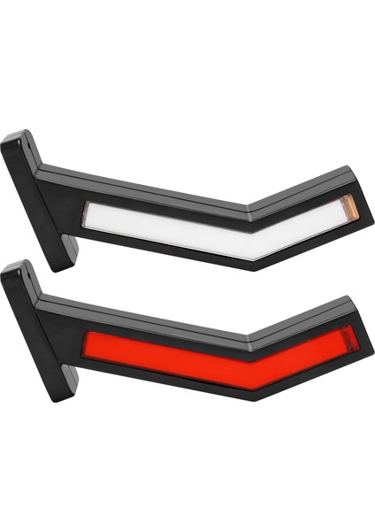 2x Römork Yan Işaretçi Aydınlatma Anahat Kamyonu Işık Van LED Işıkları Römork 12-24V (Yurt Dışından)