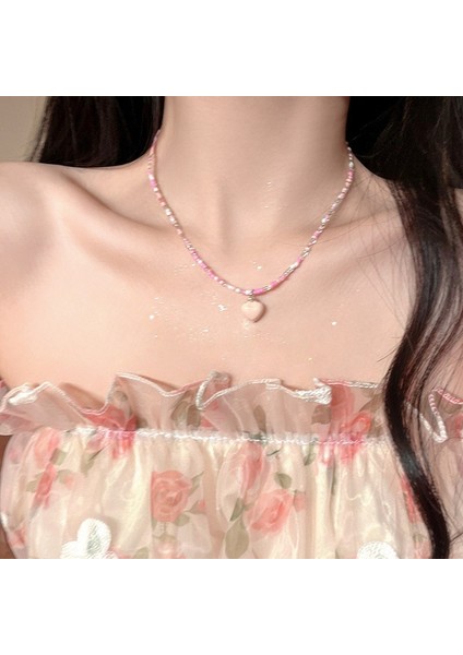 Yeni Ekleme Japonya ve Güney Kore Kolye Tasarım Duygusu Gelişmiş Hafif Lüks Niş Köprücük Kemiği Zinciri, Kadın Kolye (Yurt Dışından)