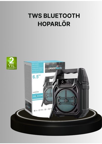 15W Güçlü Ses Çıkışlı Bluetooth Hoparlör Fm Radyo ve Mikrofon Destekli - M550B792-N74550