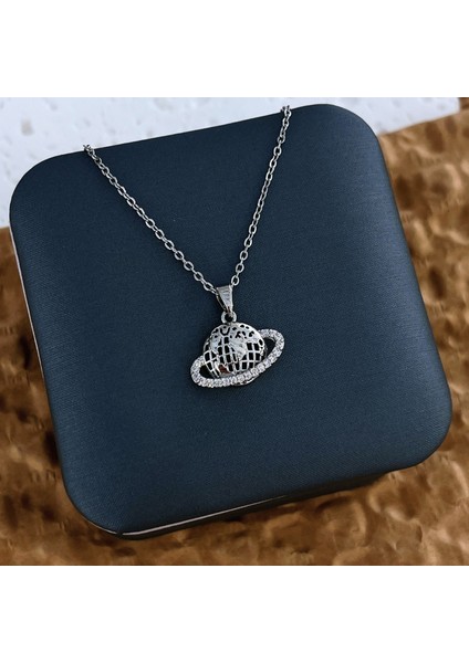 Yeni Kıdemli Işık Duygusu Lüks Titanyum Çelik Kolye Kadın Niş Tasarım Baharatlı Kız Inci Köprücük Kemiği Zinciri Moda Yüz Aksesuarları ile (Yurt Dışından)