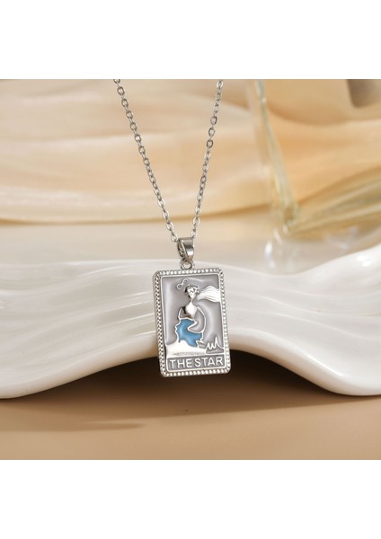 Yeni Avrupa ve Amerika Birleşik Devletleri Noel Serisi Kolye Kadın Basit Yeni Iş Tatil Elemanları Mikro-Kabuklu Yağ Damlası Kolye (Yurt Dışından)