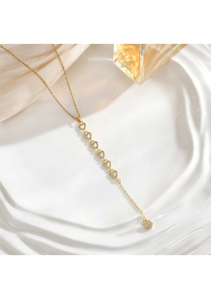 Yeni Kıdemli Işık Duygusu Lüks Titanyum Çelik Kolye Kadın Niş Tasarım Baharatlı Kız Inci Köprücük Kemiği Zinciri Moda Yüz Aksesuarları ile (Yurt Dışından)