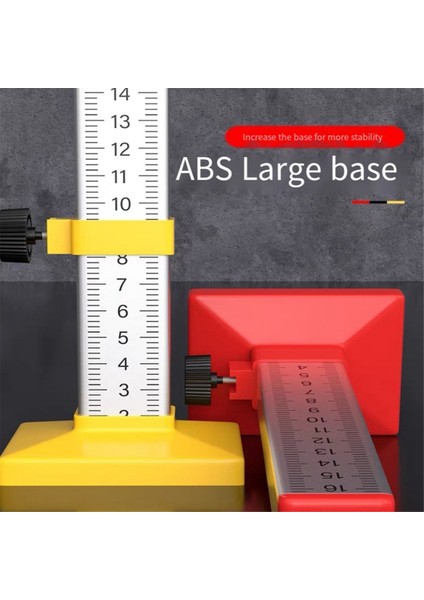2pc Ahşap Işleme Eşit Yükseklik Hükümdarı Konumlandırma Yatay Yükseklik Cetveli Çift Taraflı Ölçekli Seramik Tile Özel Araç B (Yurt Dışından) fırsatları