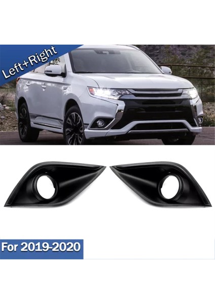 Mitsubishi Outlander Için 1 Çift Ön Tampon Sis Işık Kapağı Lambası Çerçevesi 2019-2020 Us 6400J683 6400J684 (Yurt Dışından) fırsatları