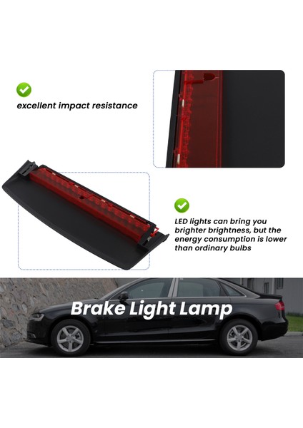 Arka Kuyruk Işığı Merkezi Yüksek Mount Üçüncü Durdurma Audi A4 B8 2009-2016 8KD945097 (Yurt Dışından) fırsatları